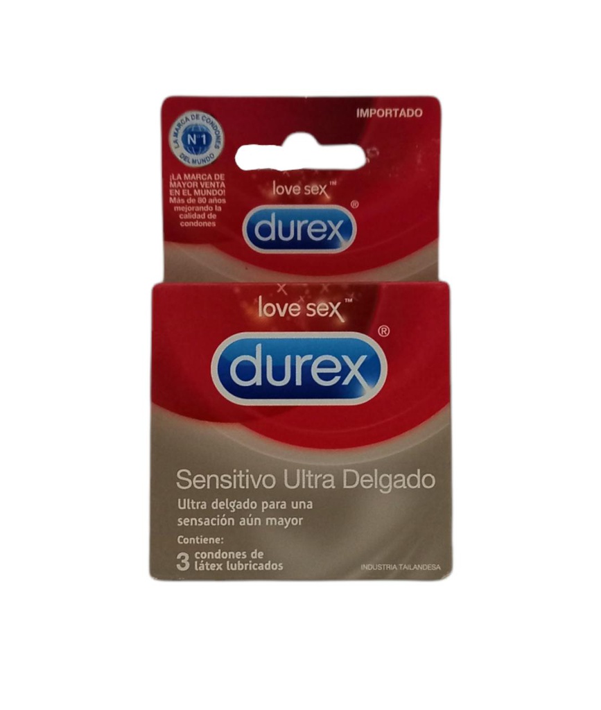 CONDONES DUREX SENSITIVO ULTRA