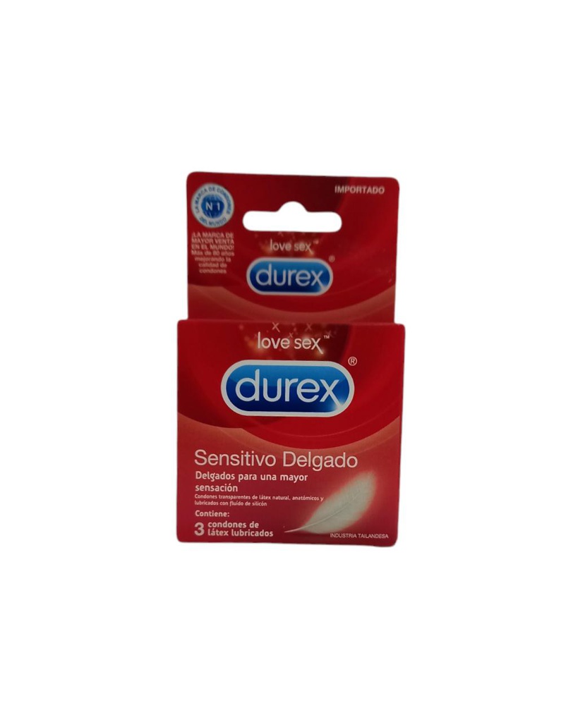 CONDON DUREX SENSITIVO DELGADO