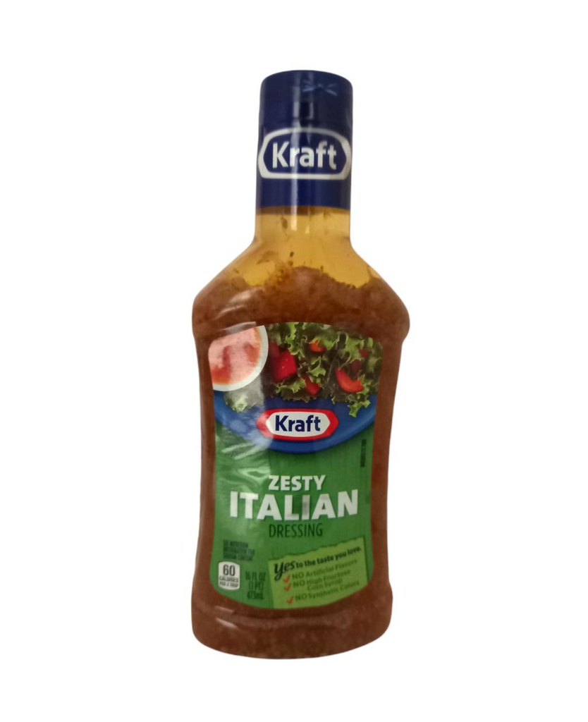 KRAFT ZESTY ITALIAN 16 OZ