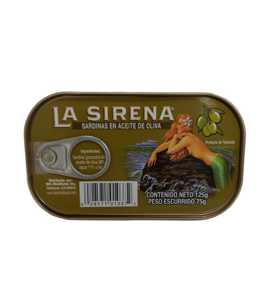 SARDINA LA SIRENA EN ACEITE DE