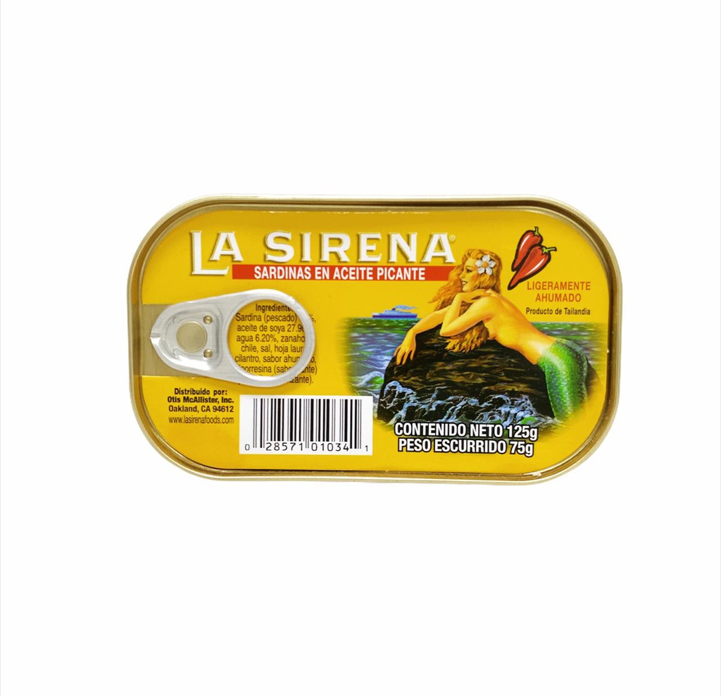 SARDINA LA SIRENA EN ACEITE DE