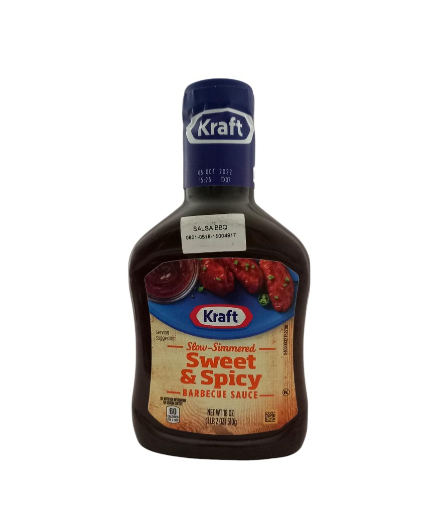 SALSA KRAFT P/BBQ SWEET Y SPIC