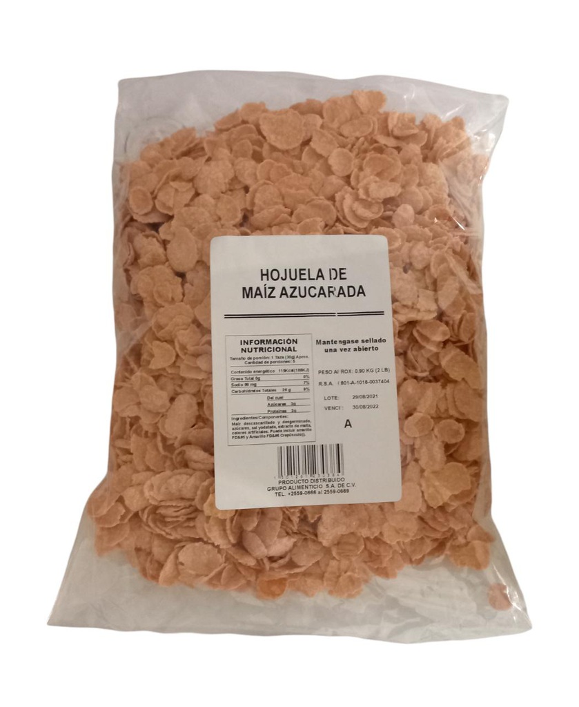 HOJUELA DE MAIZ AZUCARADA 2LB