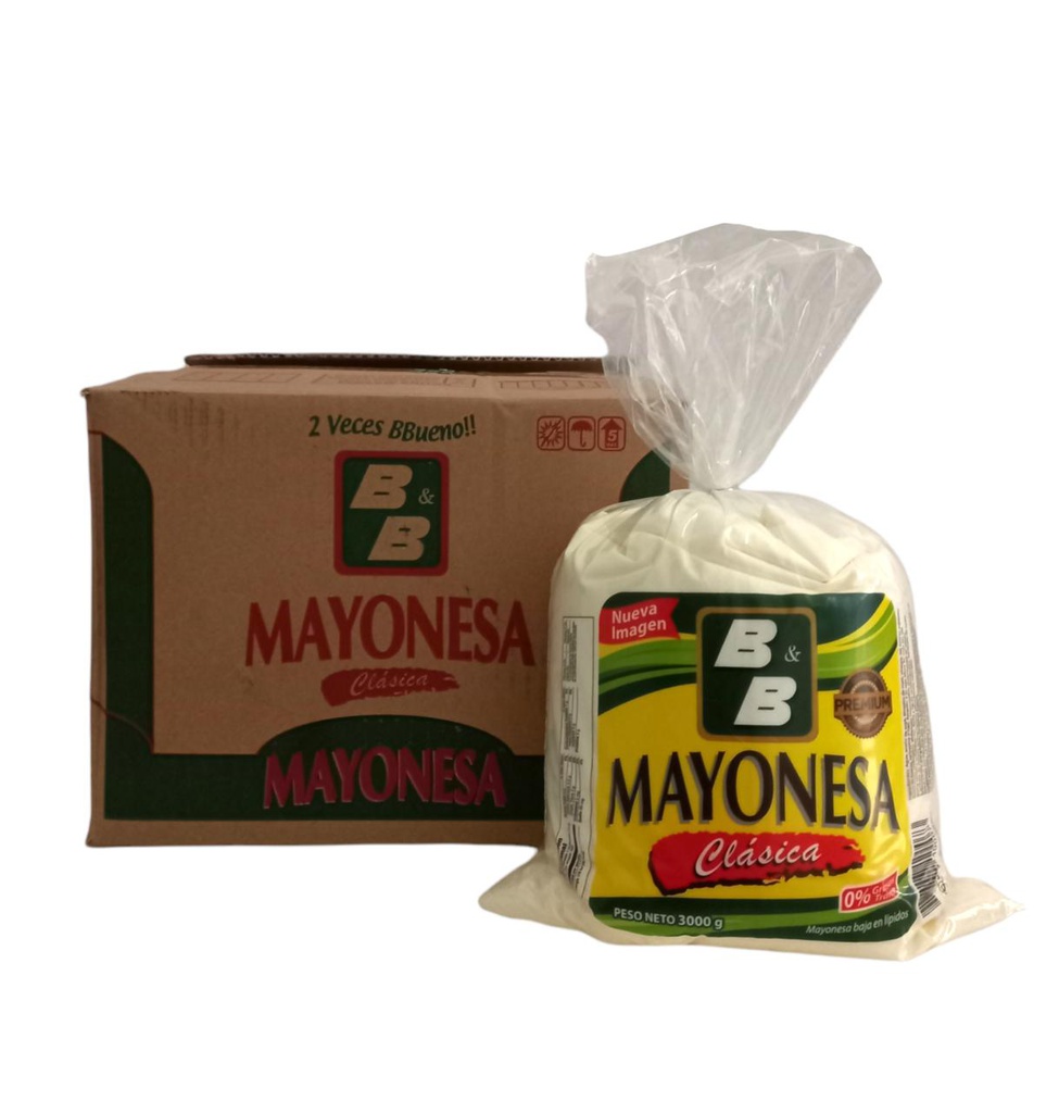 MAYONESA CLASICA B&amp;B 3000GR