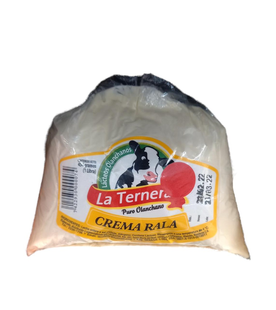 CREMA RALA LA TERNERA 1LB