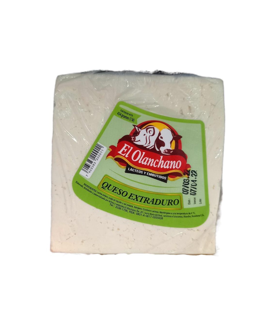 QUESO EXTRADURO OLANCHANO 1LB