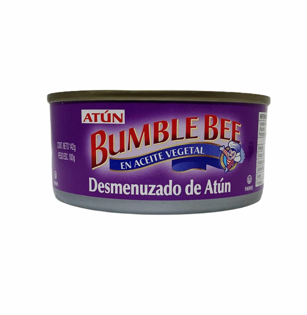 ATUN BUMBLE BEE EN ACEITE 142 