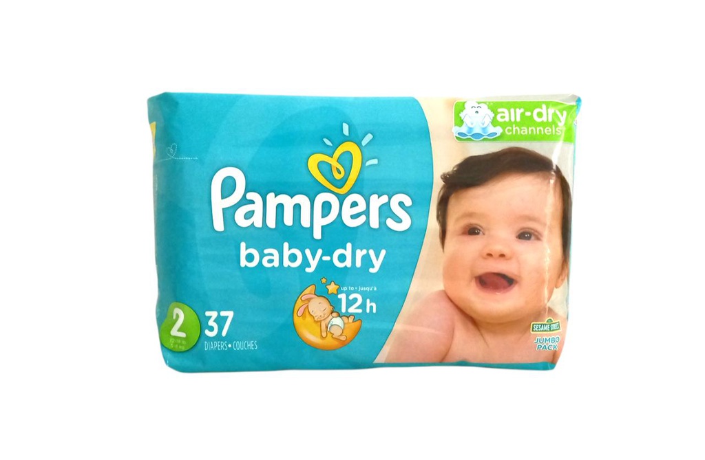 PAÑAL PAMPERS BABY-DRY TALLA 2