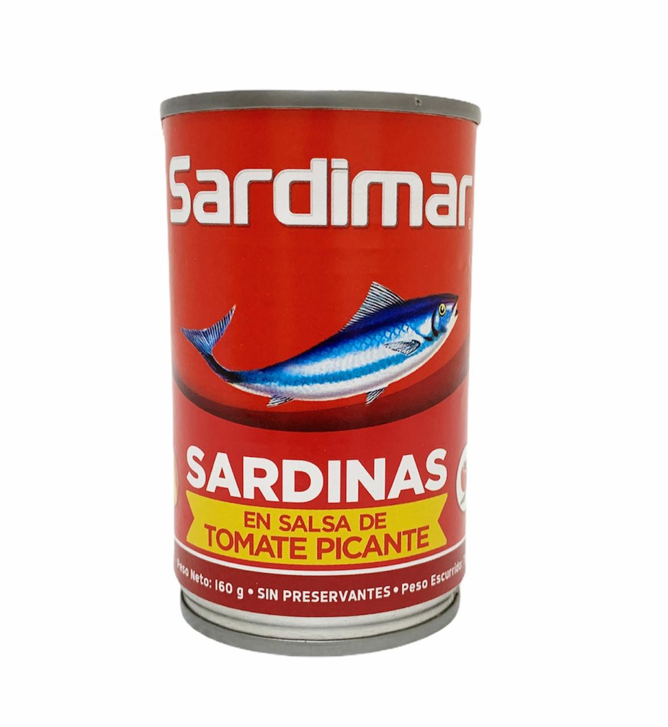 SARDINA PICANTE SARDIMAR 160G.