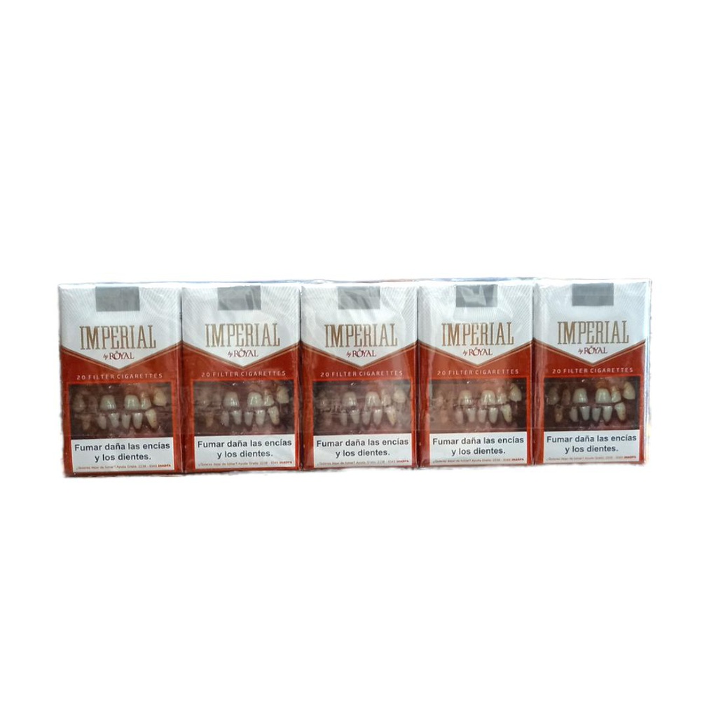 PAQUETE DE CIGARRO IMPERIAL ROJO 20UN