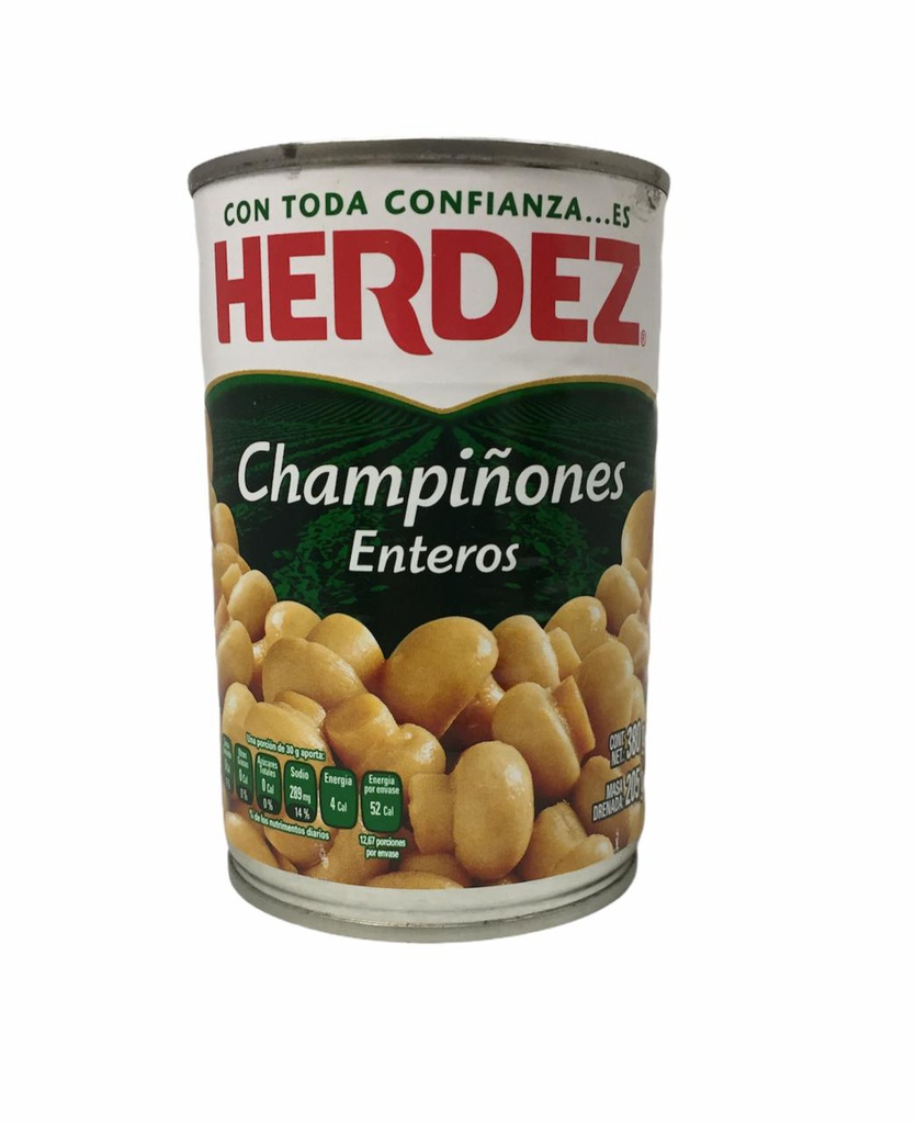 CHAMPIÑON ENTERO HERDEZ 380G