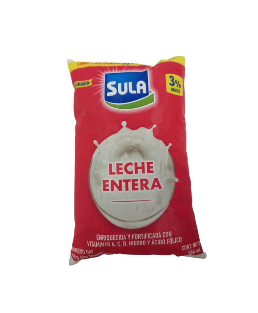 LECHE SULA EN BOLSA ENTERA UHT 946ML