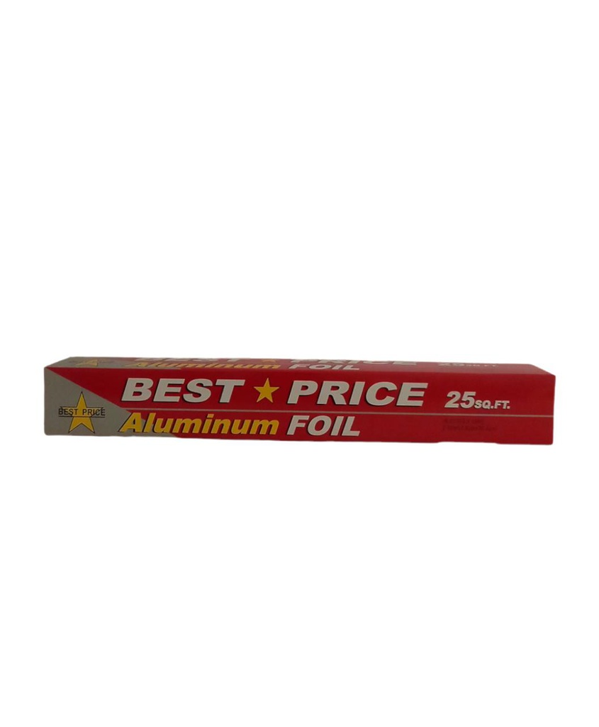 PAPEL ALUMINIO BEST PRICE 25SQ