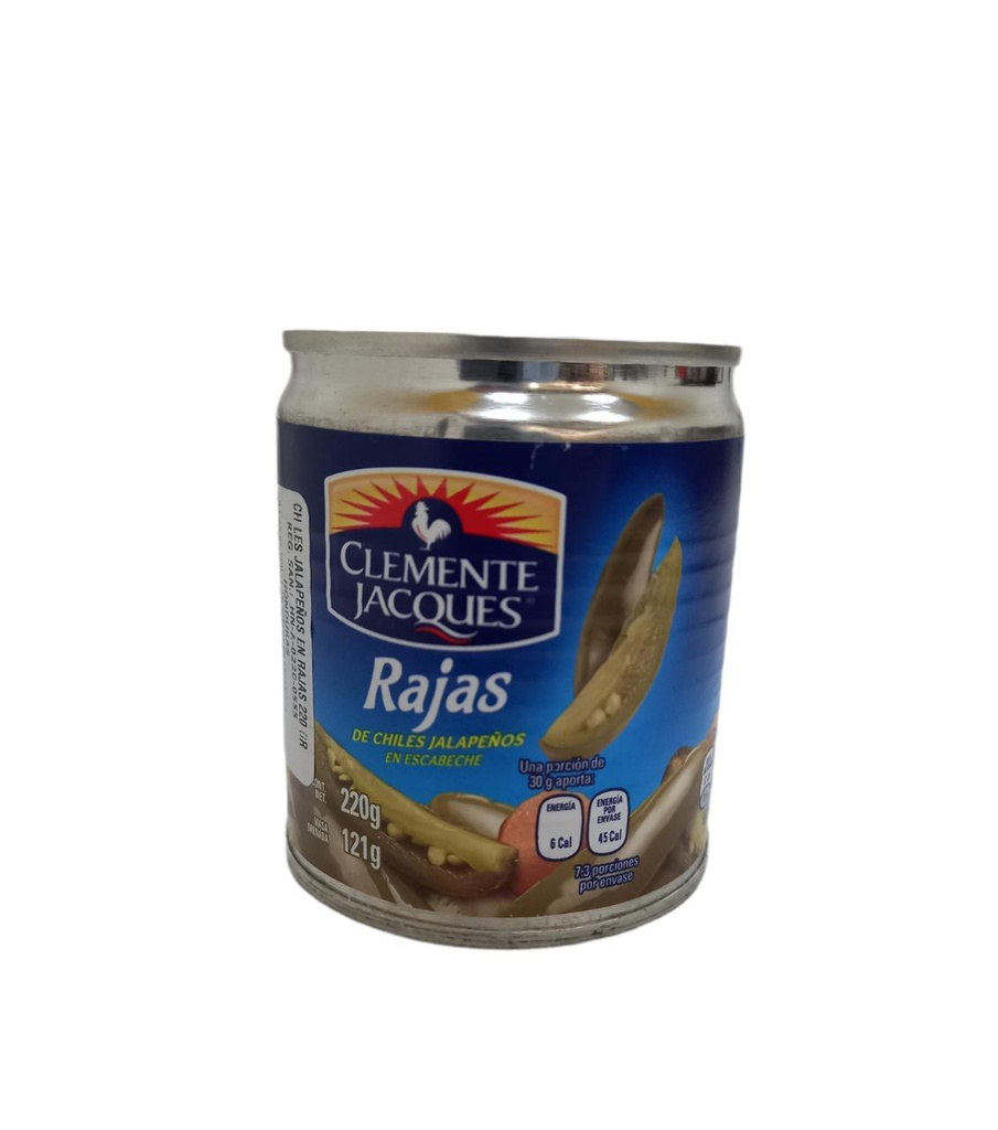 RAJAS DE CHILE JALAPENO CLEMEN