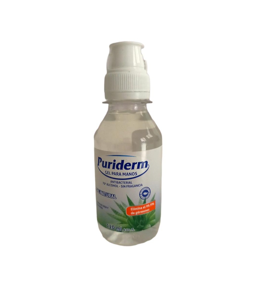 GEL ANTIBACTERIAL PURIDERM 120