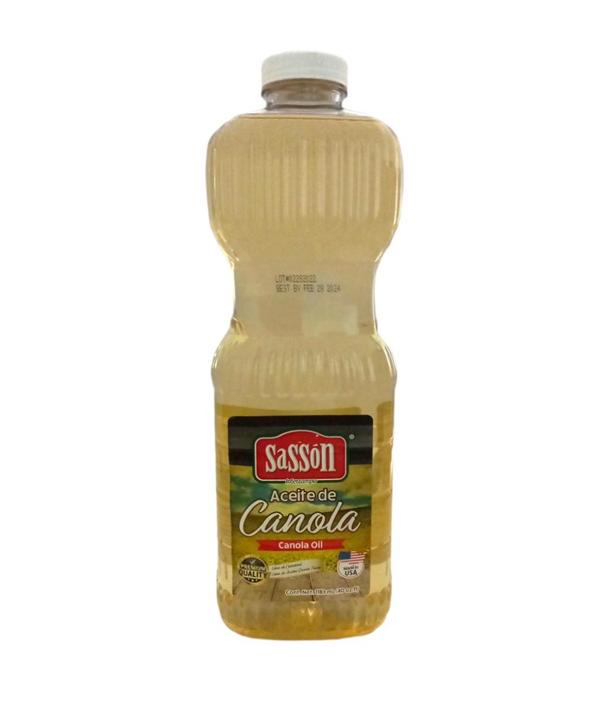 ACEITE CANOLA SASSON 40 ONZ