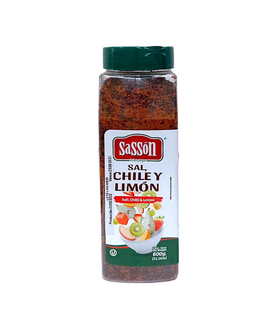 SAL,CHILE Y LIMON SASSON 600GR