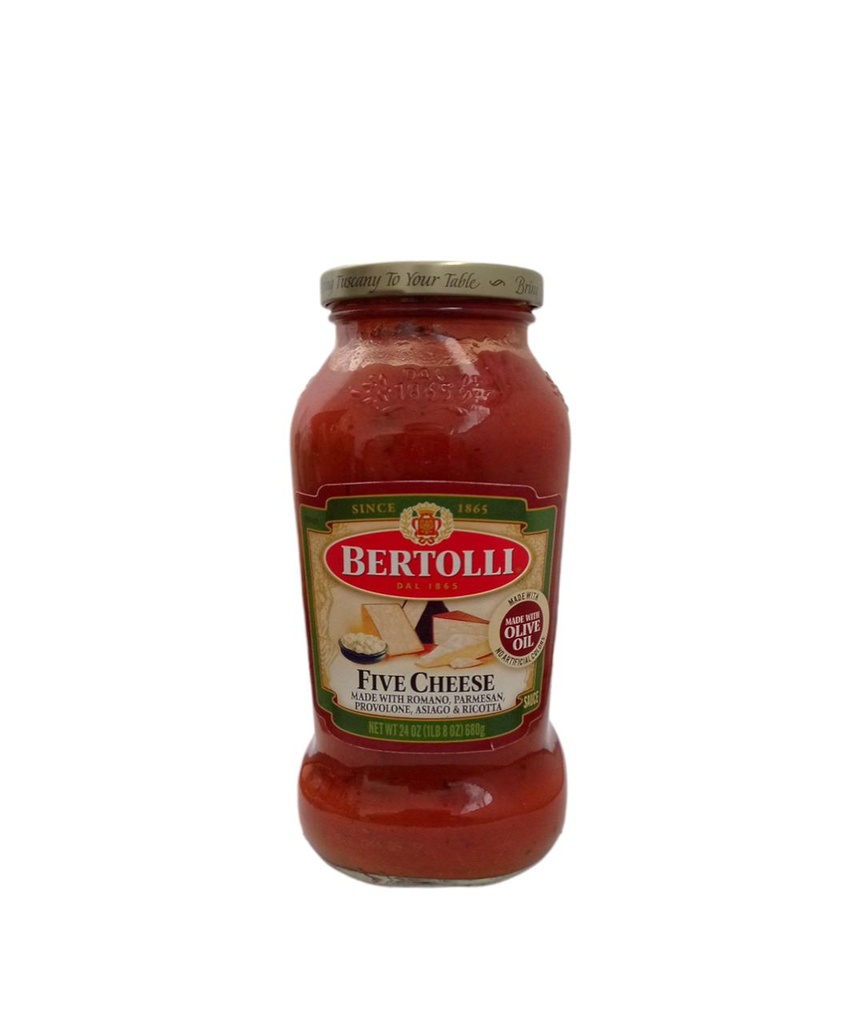 SALSA BERTOLLI FIVE CHEESE 24O