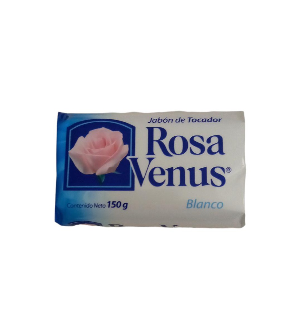 JABON ROSA VENUS BLANCO 150 GR