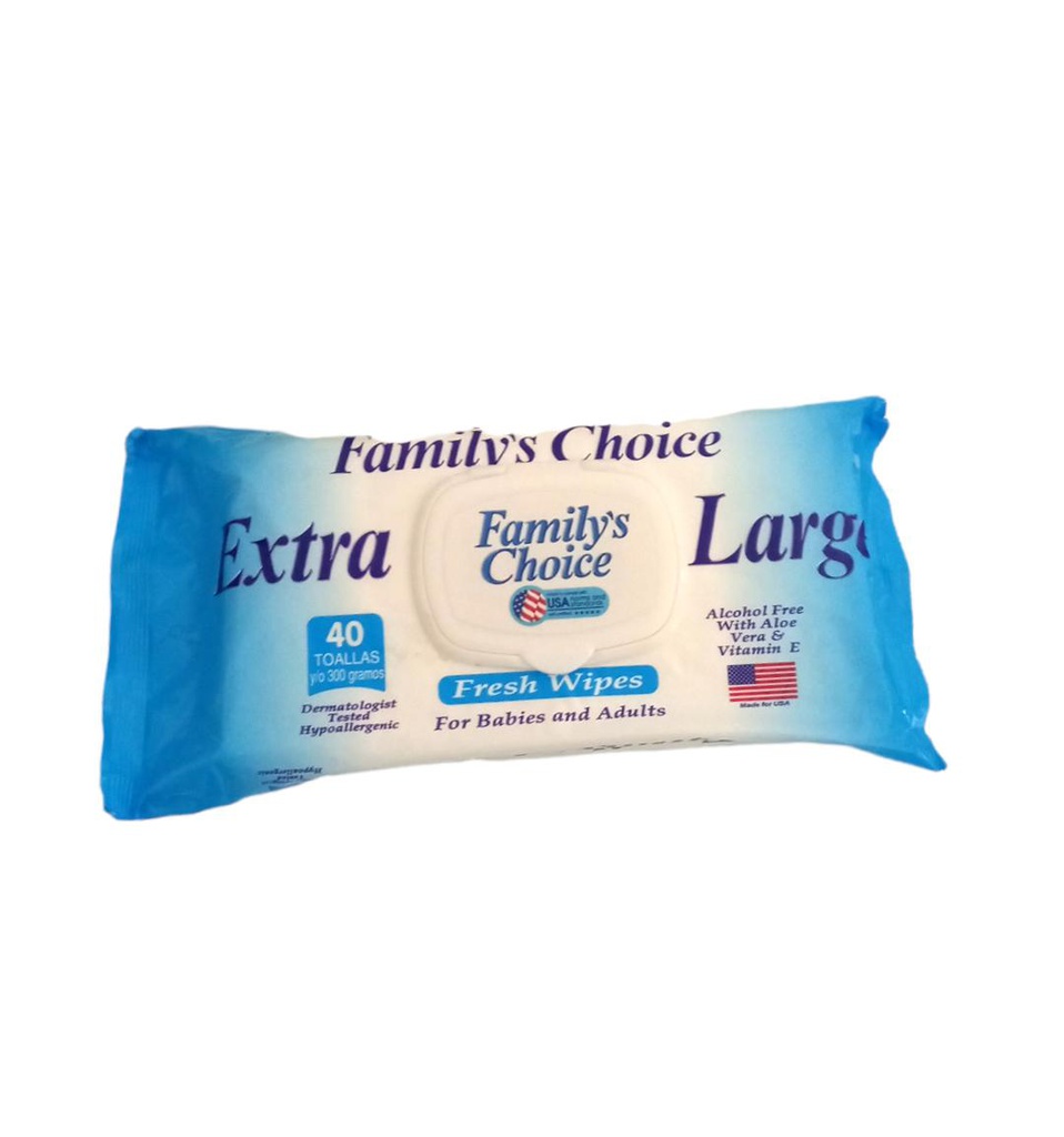 TOALLITA FAMILYS CHOICE EXTRA 