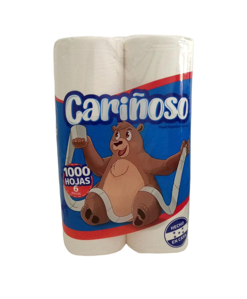 PAPEL HIGIE CARIÑOSO 6 ROLLOS 