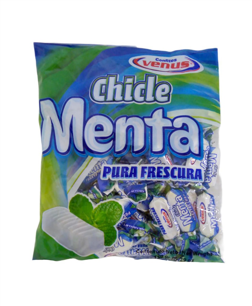 CHICLE MENTA LARGO VENUS 50 UNDS