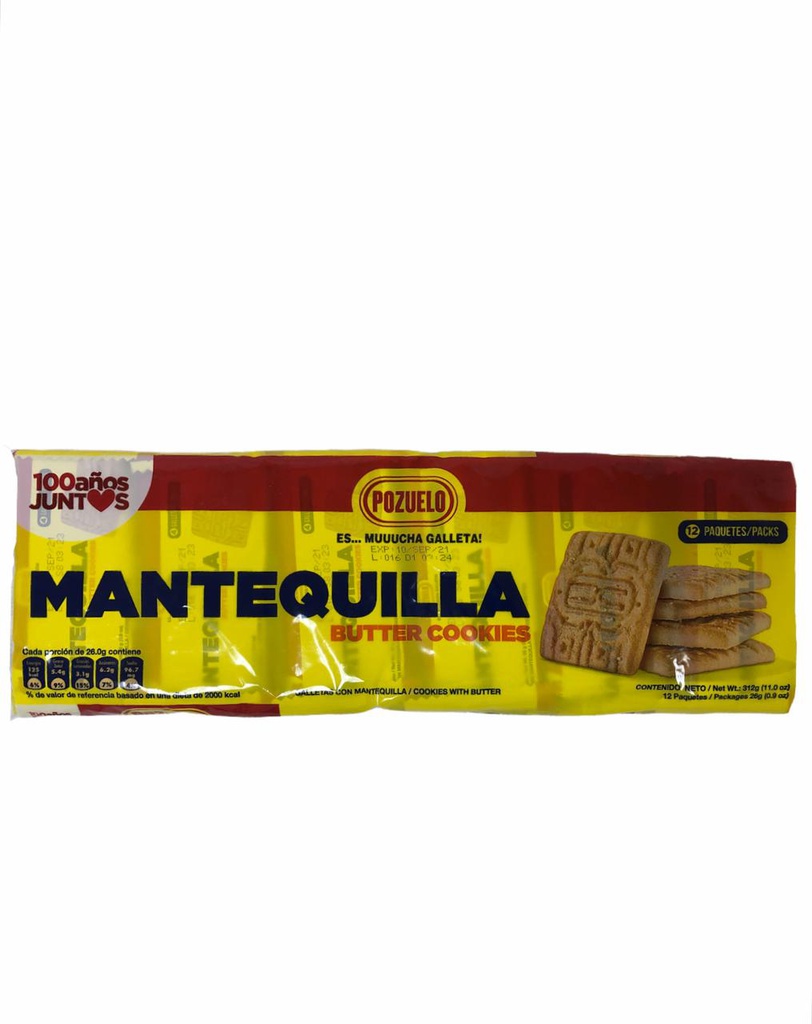 GALLETA MANTEQUILLA POZUELA 12