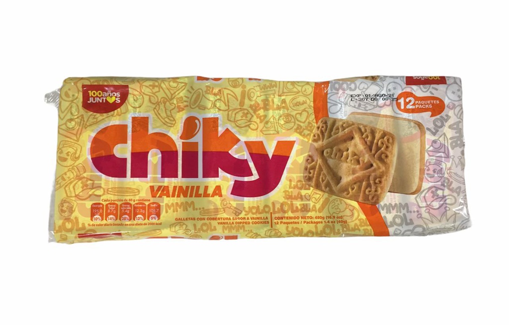 GALLETA CHIKY VAINILLA