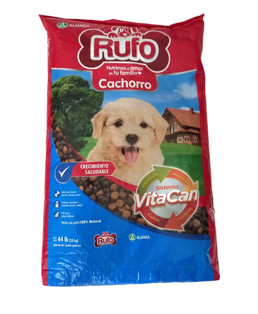 SACO RUFO CACHORRO 44 LBS