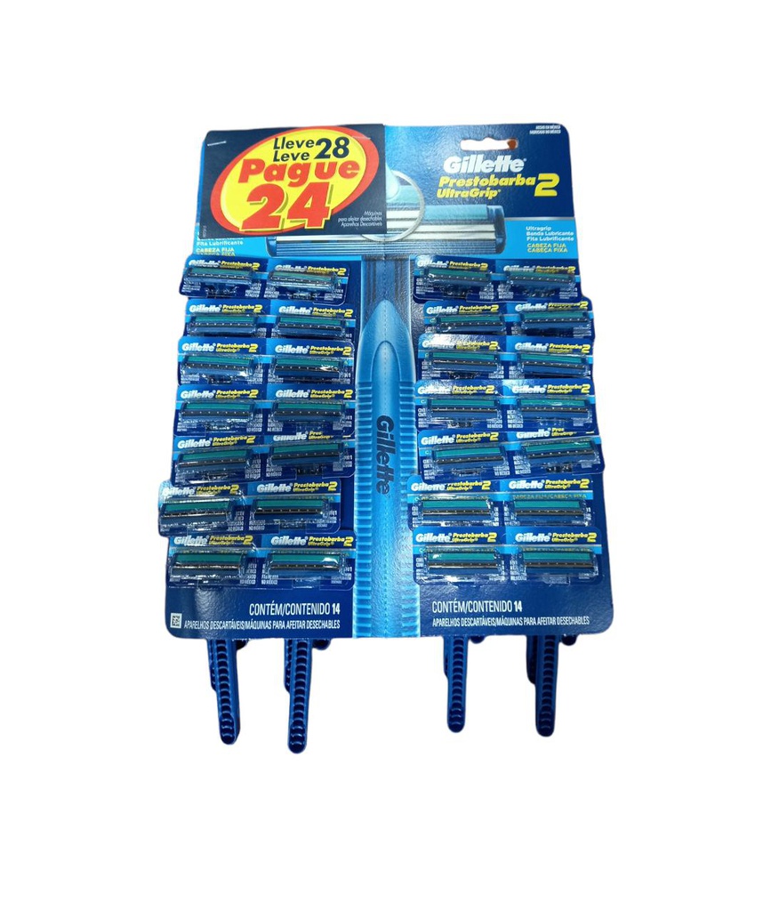 PRESTOBARBA GILLETTE CARTON 24