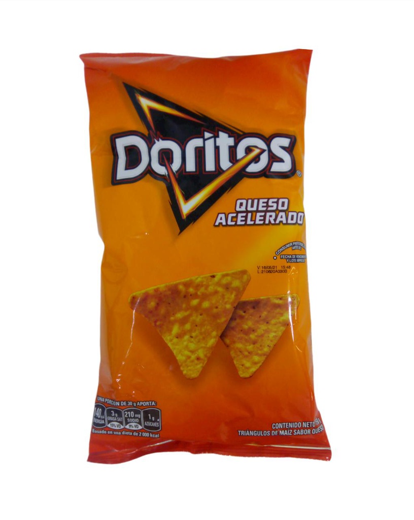 DORITOS QUESO ACELERADO 150 G.