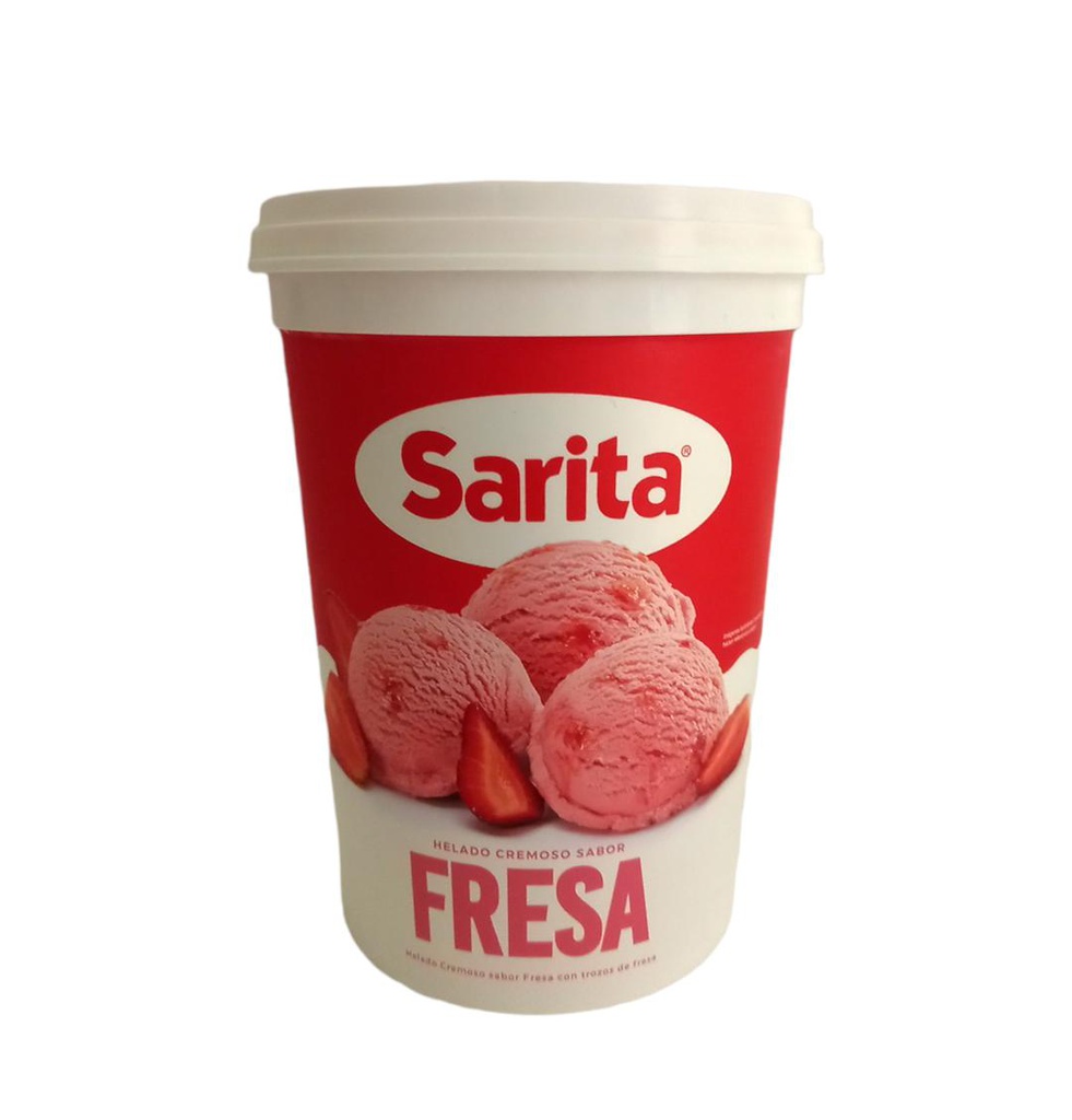 HELADO SARITA FRESA LITRO