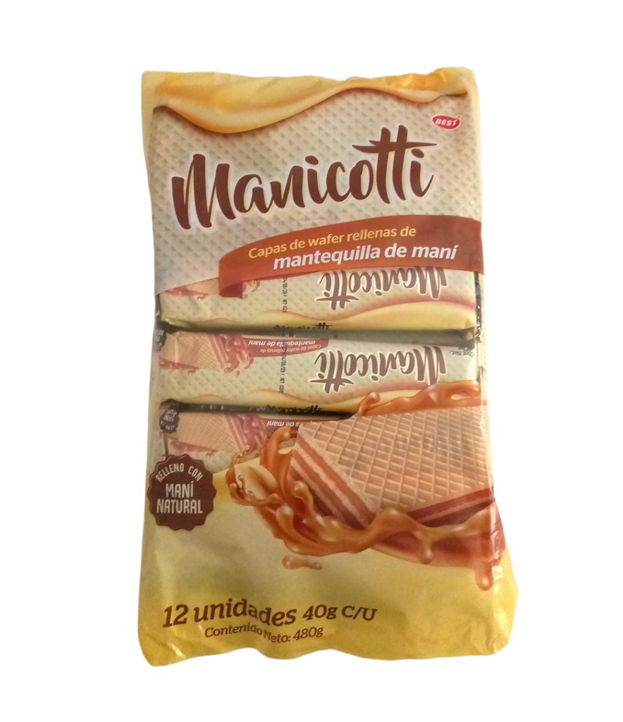 GALLETA MANICOTTI  BEST  40G