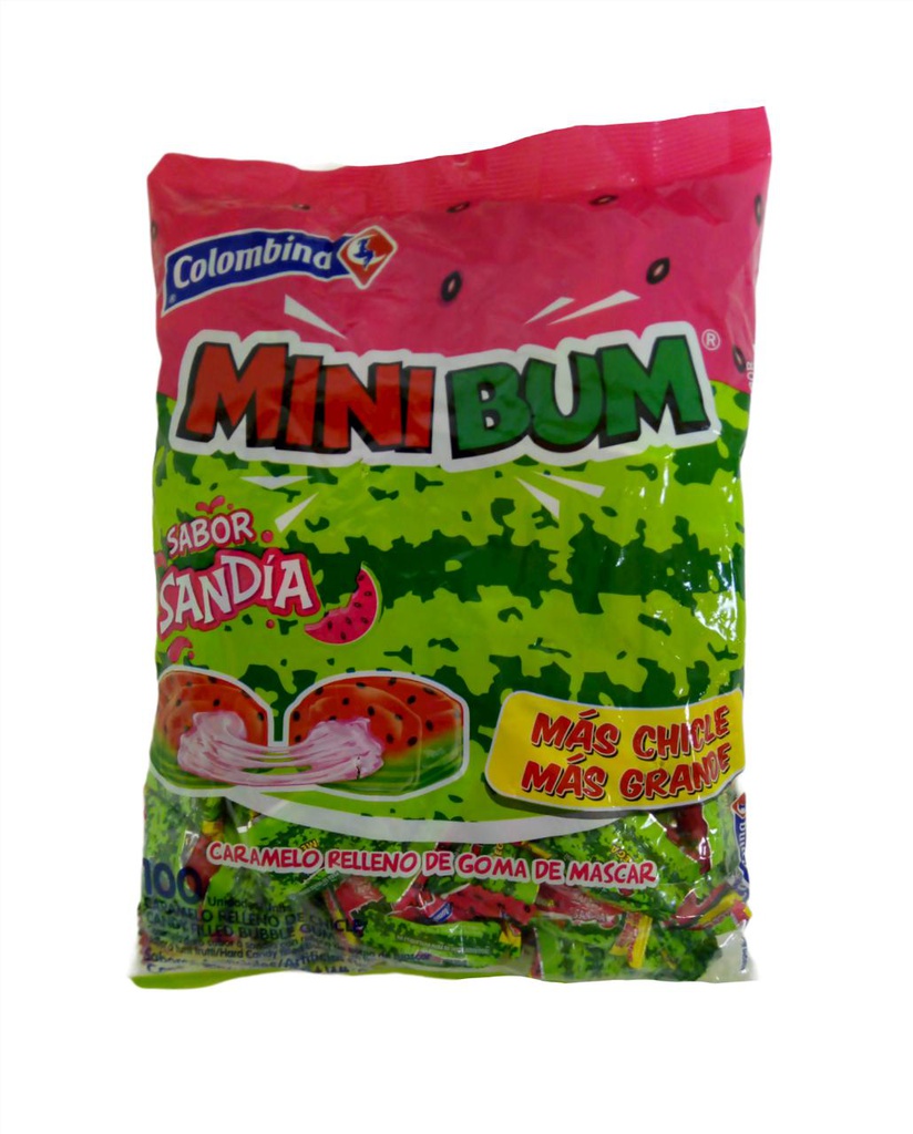 MINI BUM SANDIA COLOMBINA 100