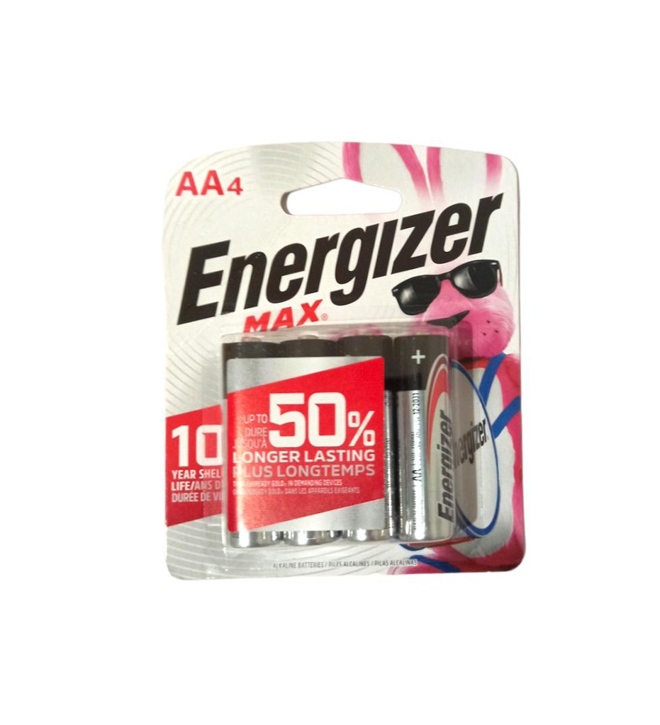 BATERIA ENERGIZER MAX AA4 PAQ 