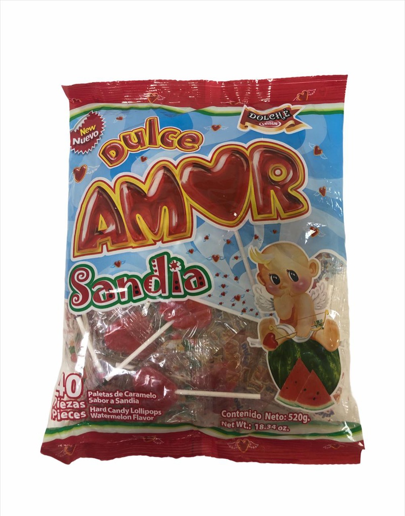 PALETA DULCE AMOR SANDIA VENUS