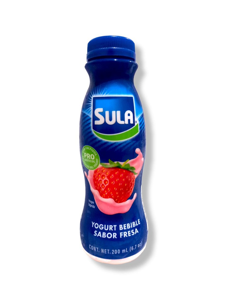 YOGURT SABOR FRESA 200ML BOTE