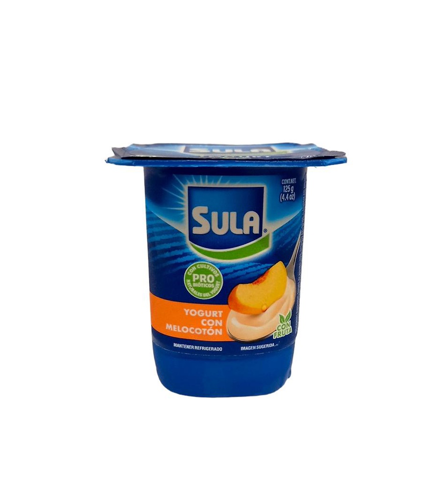 YOGURTCON MELOCOTON 125 G SULA