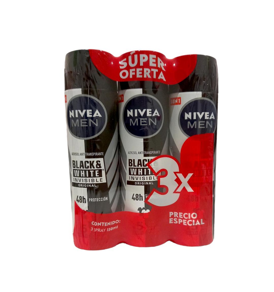 NIVEA 3PACK DEO SPRAY 150ML