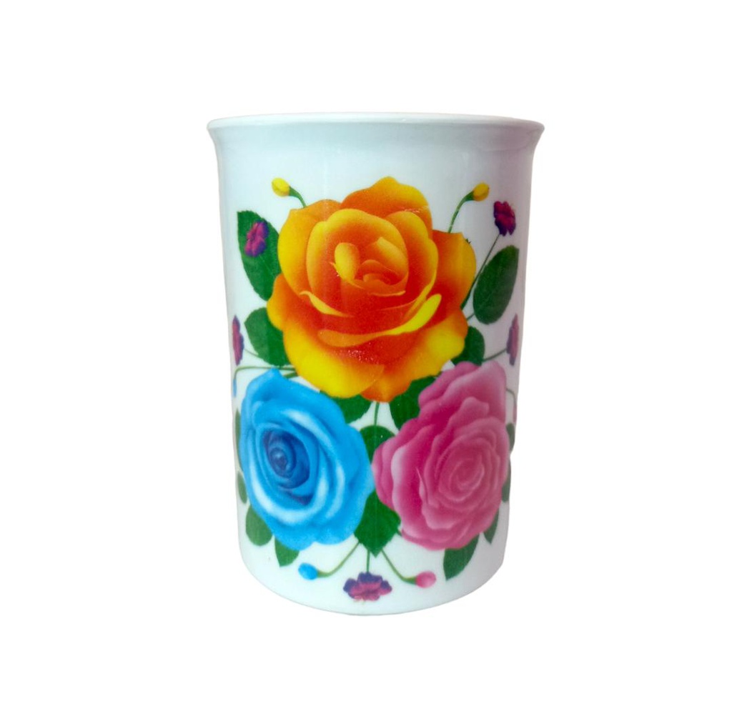 VASO MELAMINA #1404 DECORADO 