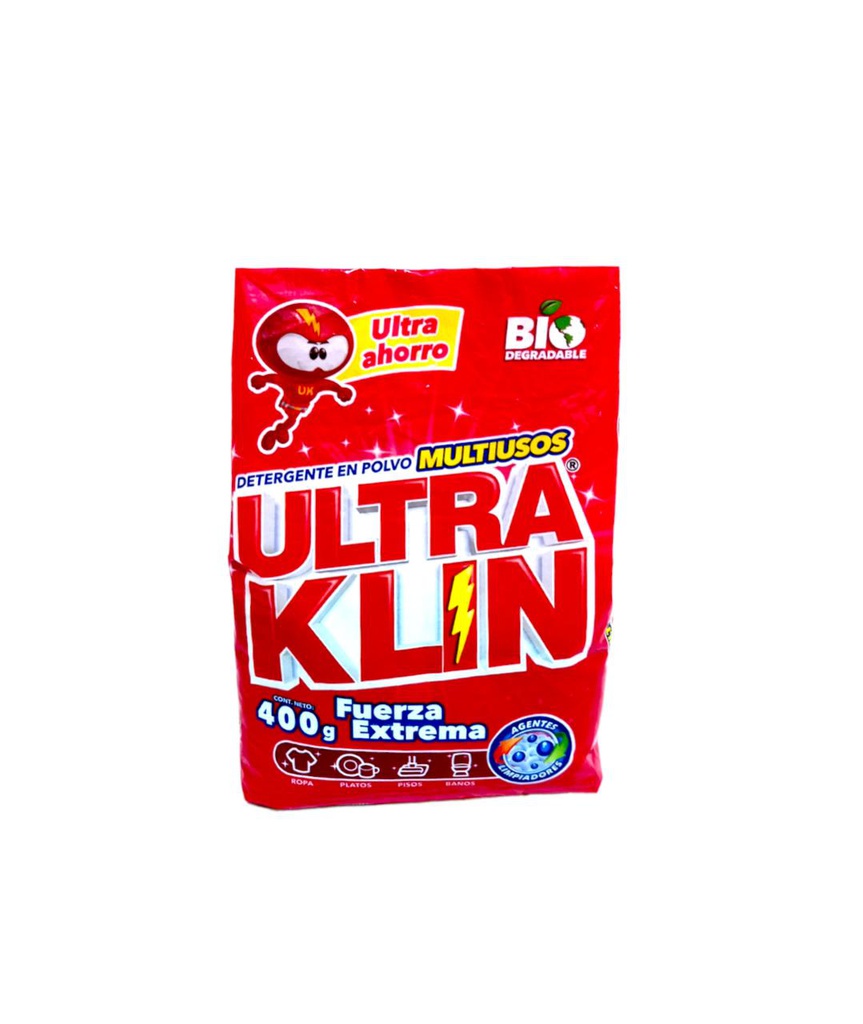 DETERGENTE ULTRA KLIN 400G F E