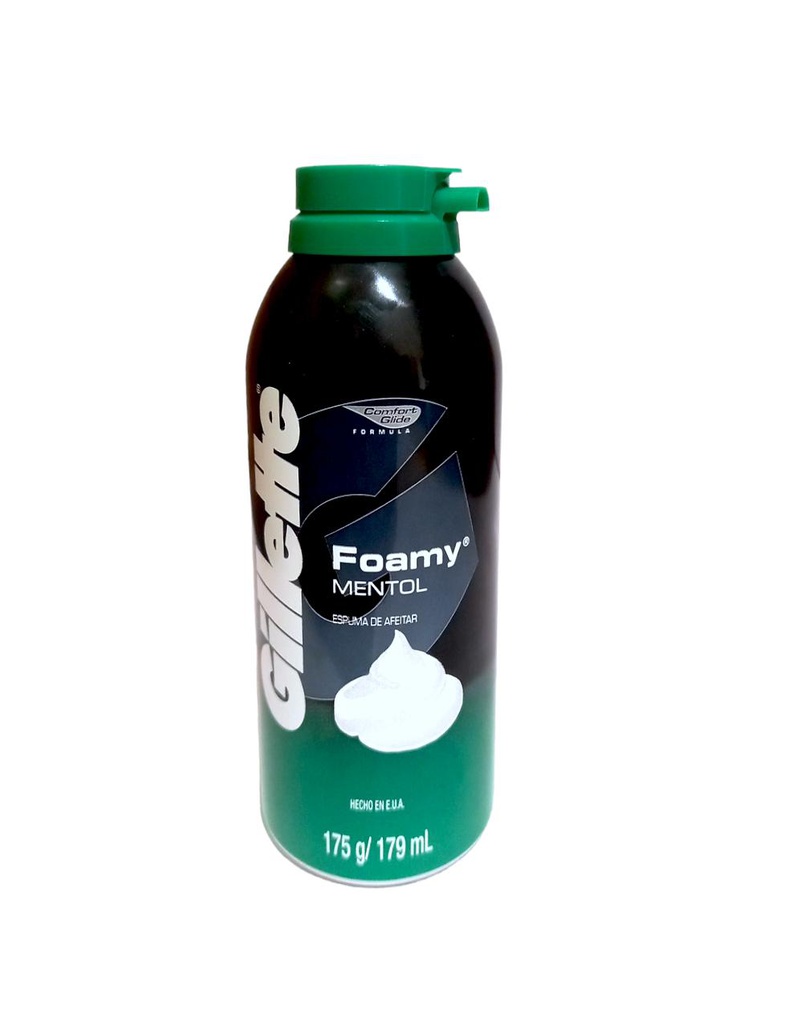 GILLETTE FOAMY MENTHOL 175G