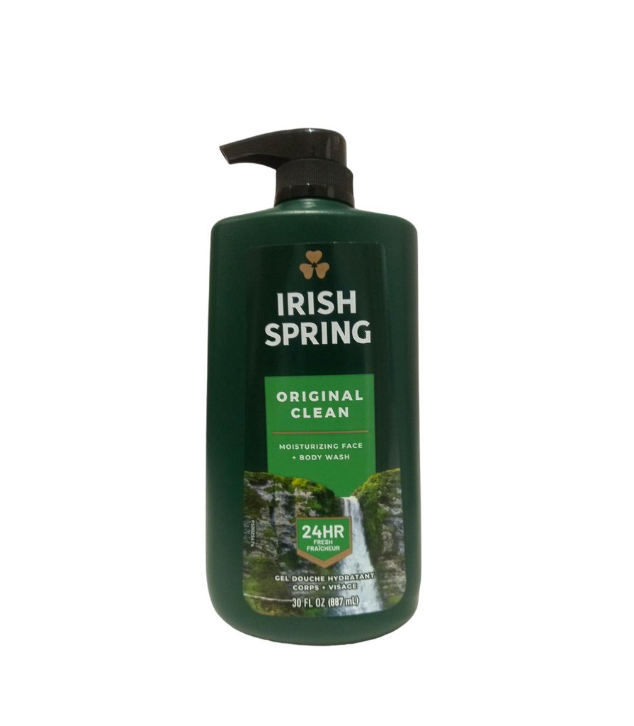 BODY WASH IRISH SPRING 30 ONZ