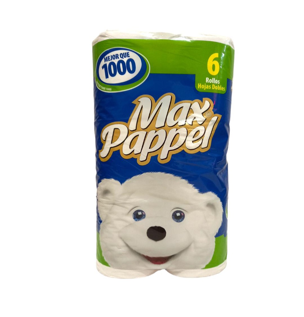 PAPEL HIGIENICO MAX PAPPEL 6RO