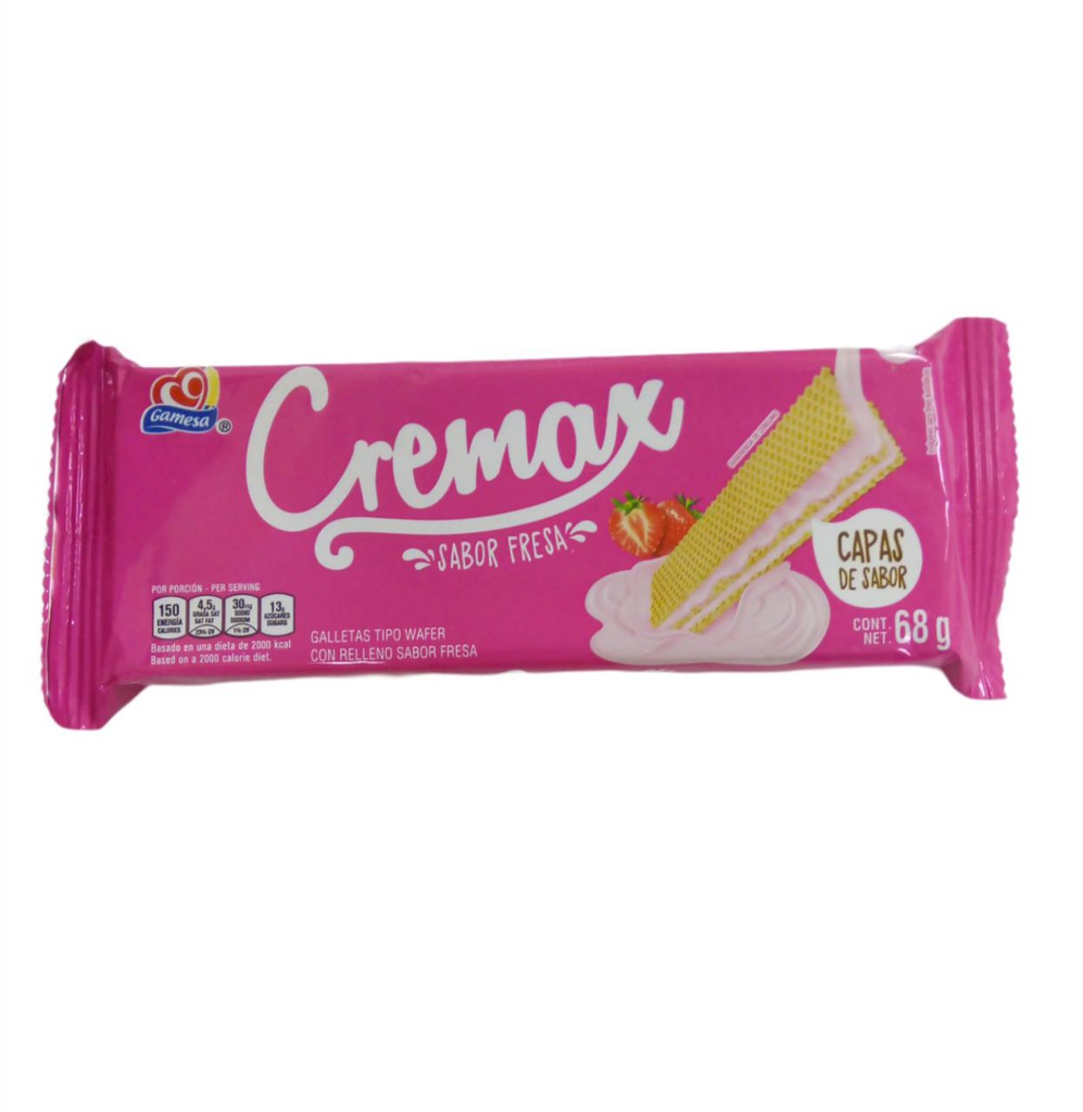 CREMAX DE NIEVES FRESA 68GR