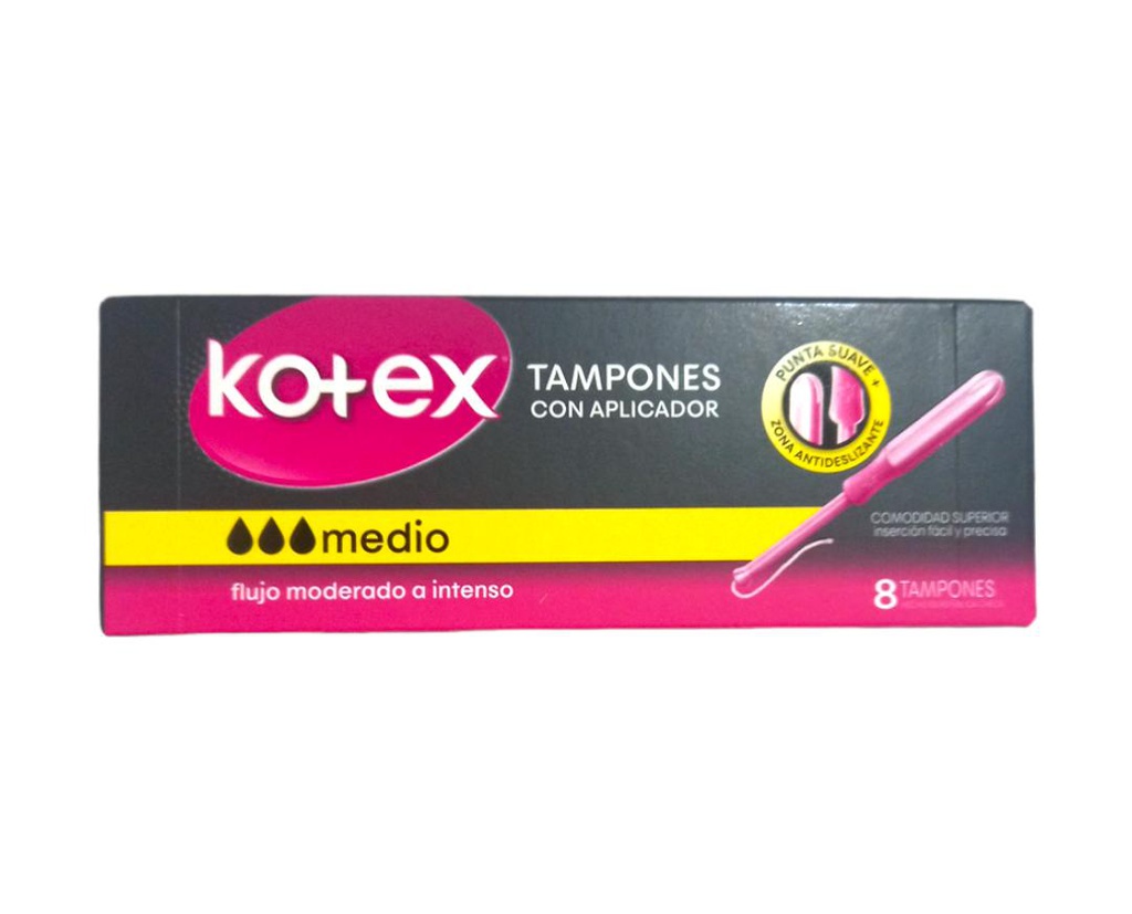 TAMPONES FITNESS KOTEX 8UN MED