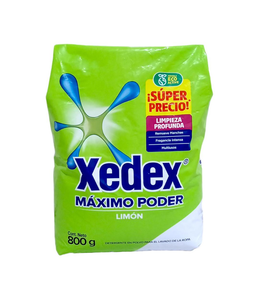 DETERGENTE XEDEX LIMON 800G 