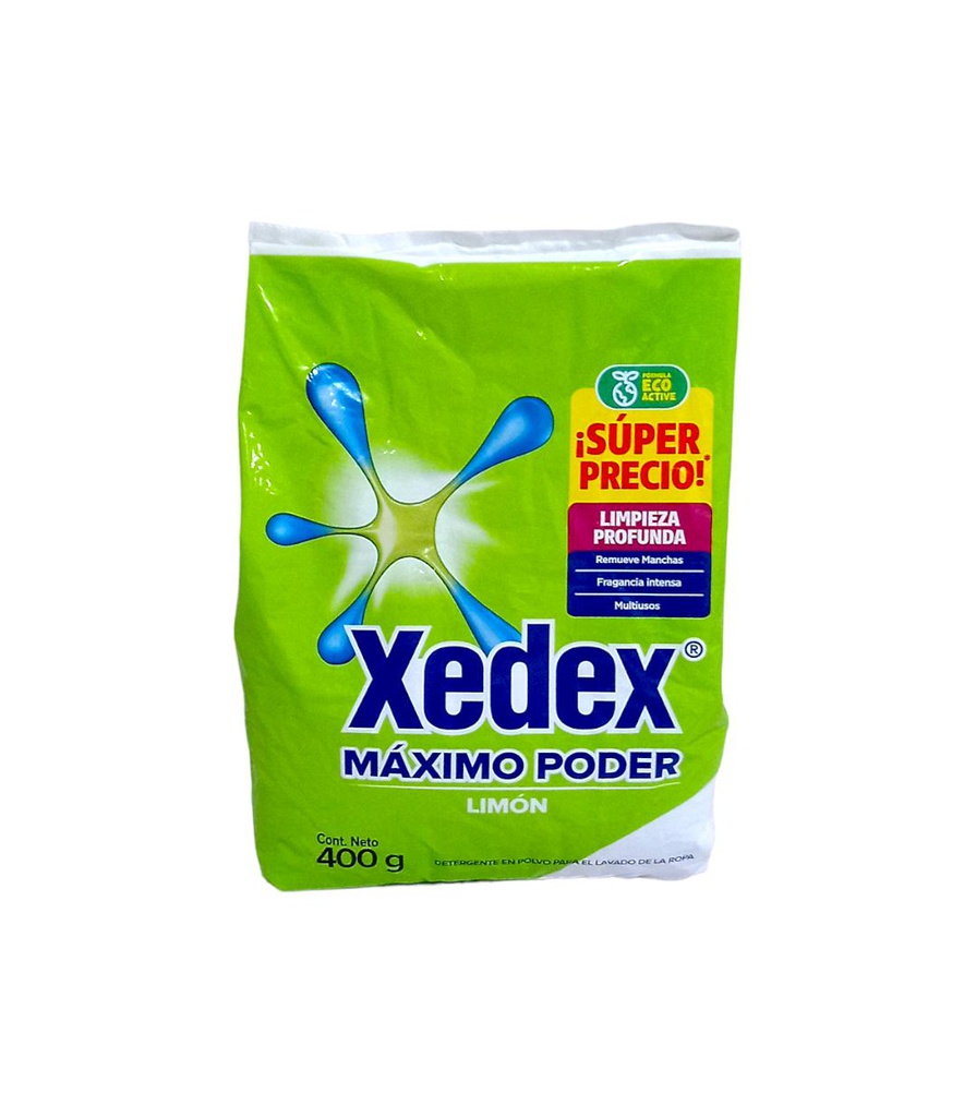 DETERGENTE XEDEX LIMON 400G 