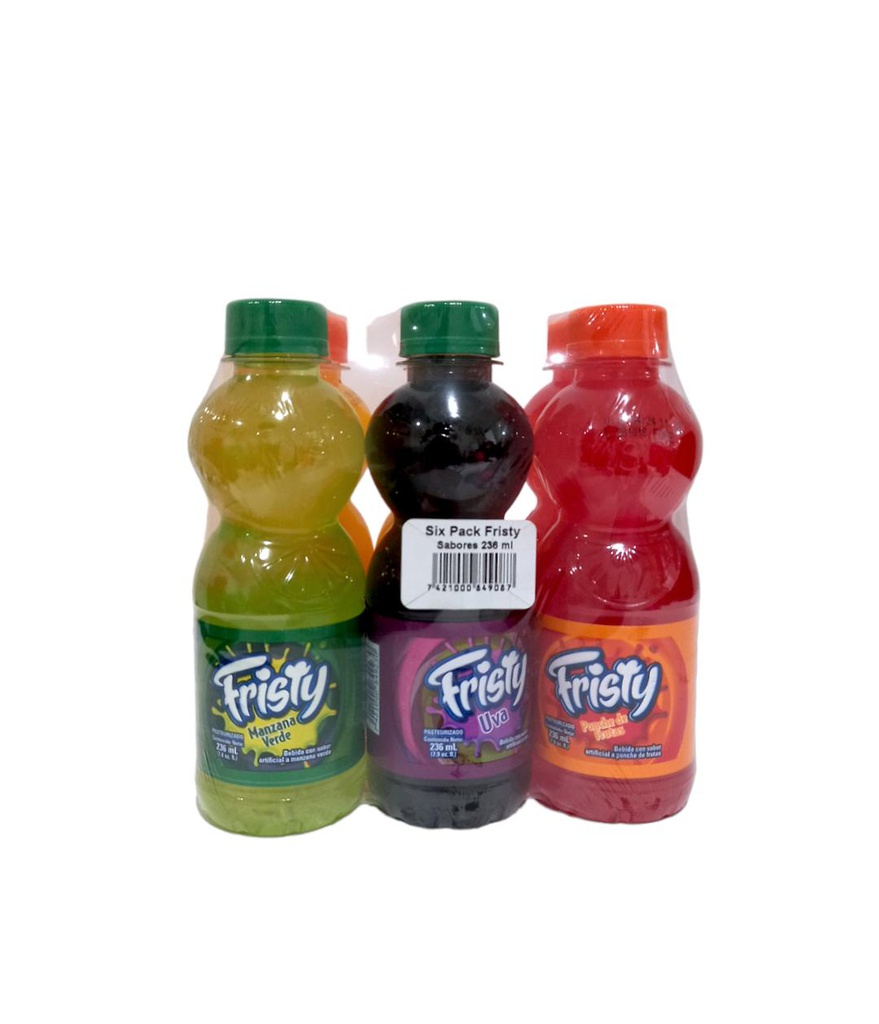 SIXPACK JUGO FRISTY 236ML 