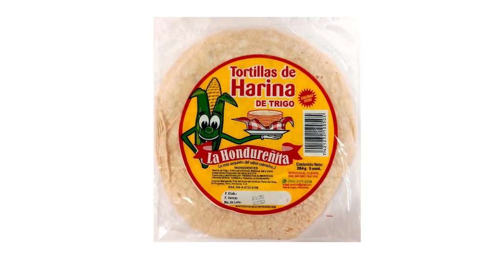 TORTILLA HARINA TRIG 5 UNI HON